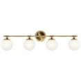 thumbnail image 1 of 55173CPZ Kichler Lighting Benno - 20W 4 LED Bath Vanity In Industrial Style-8.75 Inches Tall and 34 Inches Wide-Champagne Bronze Finish, 1 of 5