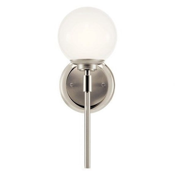 55170PN Kichler Lighting Benno - 5W 1 LED Wall Sconce In Industrial Style-13.75 Inches Tall and 5.25 Inches Wide-Polished Nickel Finish