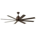 thumbnail image 1 of 310265SNB Kichler Lighting Breda - 8 Blade Ceiling Fan In Modern Style-16.4 Inches Tall and 65 Inches Wide-Satin Natural Bronze Finish-Satin Natural, 1 of 4