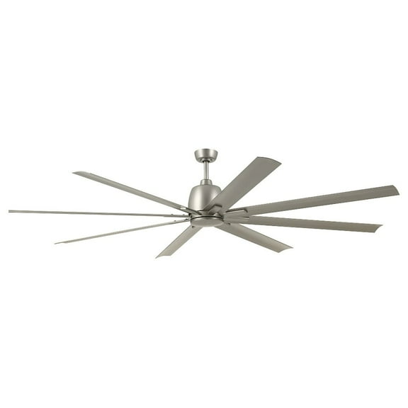 310285NI-Kichler Lighting-Breda - 8 Blade Ceiling Fan In Modern Style-16.4 Inches Tall and 84 Inches Wide-Brushed Nickel Finish-Brushed Nickel Blade