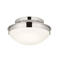 thumbnail image 1 of 52544PN Kichler Lighting Bretta - 2 Light Flush Mount In Traditional Style-7.25 Inches Tall and 13.5 Inches Wide-Polished Nickel Finish, 1 of 10