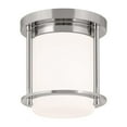 thumbnail image 1 of 52596PN Kichler Lighting Brit - 1 Light Flush Mount-7.75 Inches Tall and 7.25 Inches Wide-Polished Nickel Finish, 1 of 3