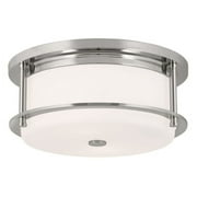 52595PN-Kichler Lighting-Brit - 2 Light Flush Mount-5.25 Inches Tall and 12 Inches Wide-Polished Nickel Finish