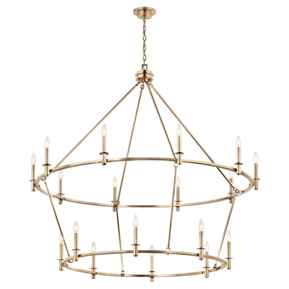 Kichler Lighting - Carrick - 18 Light Chandelier-49.75 Inches Tall and 54.25