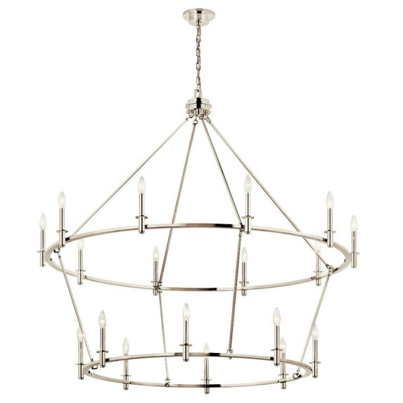 Kichler Lighting - Carrick - 18 Light Chandelier-49.75 Inches Tall and 54.25