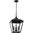 thumbnail image 1 of Kichler 52474 Dame 2 Light 13" Wide Taper Candle Pendant - Black, 1 of 7