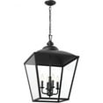 thumbnail image 1 of Kichler 52475 Dame 4 Light 19" Wide Taper Candle Pendant - Black, 1 of 8