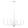thumbnail image 1 of 52528WH Kichler Lighting Deela - 8 Light Chandelier-27 Inches Tall and 18.5 Inches Wide-White Finish, 1 of 12