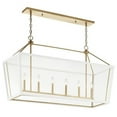 thumbnail image 1 of Kichler Lighting - Delvin - 6 Light Linear Chandelier In Traditional Style-26, 1 of 7