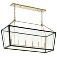thumbnail image 1 of Kichler Lighting - Delvin - 6 Light Linear Chandelier In Traditional Style-26, 1 of 6
