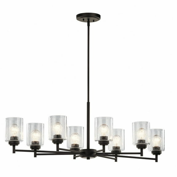 Kichler Lighting - Eight Light Chandelier - Chandelier 1 Tier Small - Winslow -