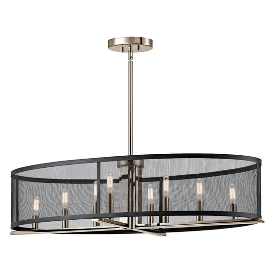 Kichler Lighting - Eight Light Pendant - Chandelier Oval Pendant - Titus - 8