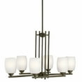 thumbnail image 1 of Kichler Lighting - Eileen - 60W 6 LED Linear Double Chandelier - with, 1 of 3