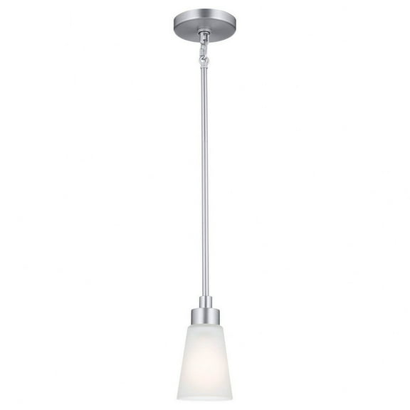 52444NI Kichler Lighting Erma - 1 Light Mini Pendant In Updated Traditional Style-7.5 Inches Tall-Brushed Nickel Finish    -Traditional Installation