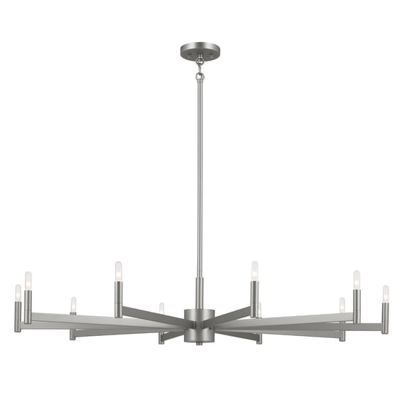 Kichler Lighting - Erzo - 10 Light Large Chandelier In Mid-Century Modern