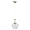 thumbnail image 1 of 42141NI Kichler Lighting Everly - 1-Light Medium Pendant with Transitional Style 15.25 Inches Tall by 10.5 Inches Wide-Brushed Nickel Finish-Clear, 1 of 4