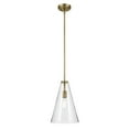 thumbnail image 1 of 42199NBRCS Kichler Lighting Everly - 1 Light Pendant-15.25 Inches Tall and 10.25 Inches Wide-Natural Brass Finish-Clear Seeded Glass Color, 1 of 6