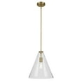 thumbnail image 1 of 42200NBR Kichler Lighting Everly - 1 Light Pendant-15.5 Inches Tall and 14.25 Inches Wide-Natural Brass Finish-Clear Glass Color, 1 of 8