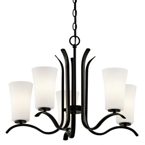 43074OZ Kichler Lighting Armida - 5 Light Medium Chandelier - with Transitional inspirations - 18 inches tall by 25.25 inches wide-Olde Bronze
