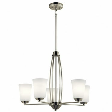 44051NI-Kichler Lighting-Tao - 5 light Medium Chandelier - 20.75 inches tall by 25.25 inches wide-Brushed Nickel Finish    -Traditional Installation