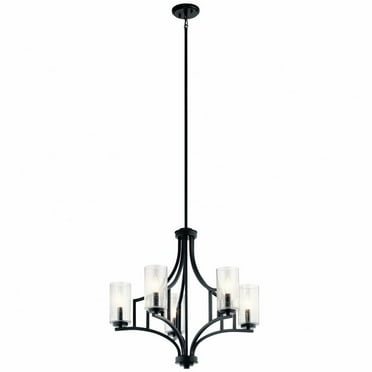 44072DBK-Kichler Lighting-Vara - 5 light Medium Chandelier - 23.75 inches tall by 25.25 inches wide-Distressed Black Finish    -Traditional