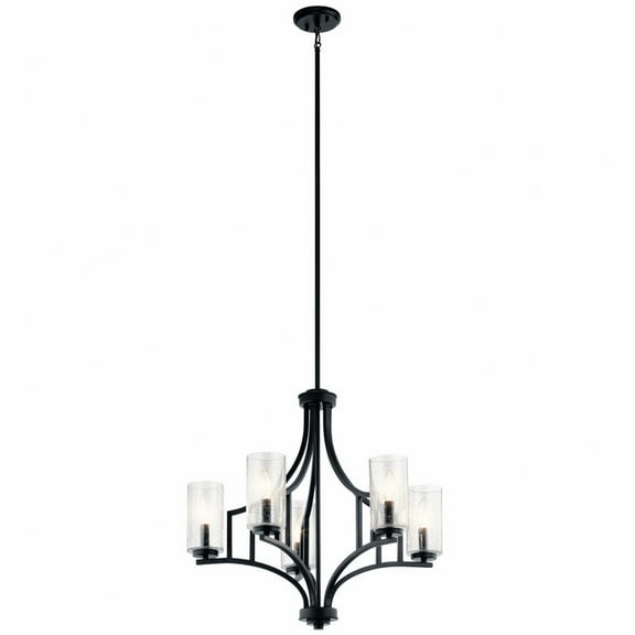 44072DBK Kichler Lighting Vara - 5 light Medium Chandelier - 23.75 inches tall by 25.25 inches wide-Distressed Black Finish    -Traditional