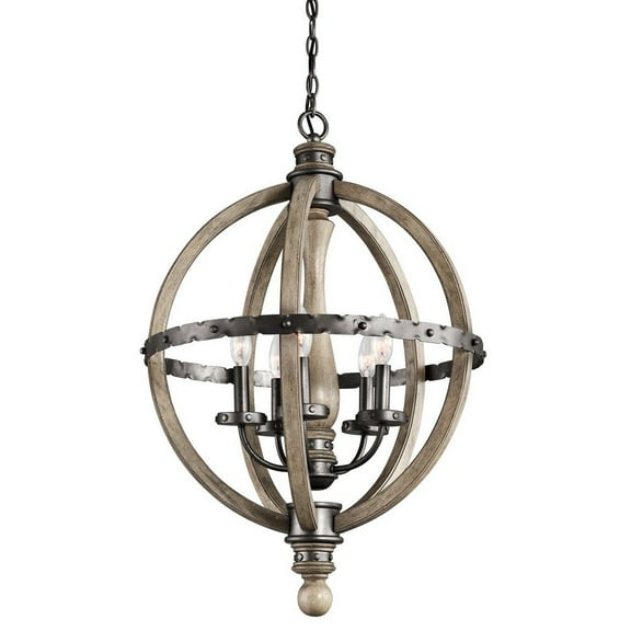 Kichler Lighting - Five Light Chandelier - Chandelier 1 Tier Small - Rustic