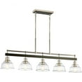 thumbnail image 1 of 52404PN Kichler Lighting Eastmont - 5 Light Linear Chandelier In Vintage Industrial Style-19 Inches Tall and 8 Inches Wide-Polished Nickel Finish, 1 of 5