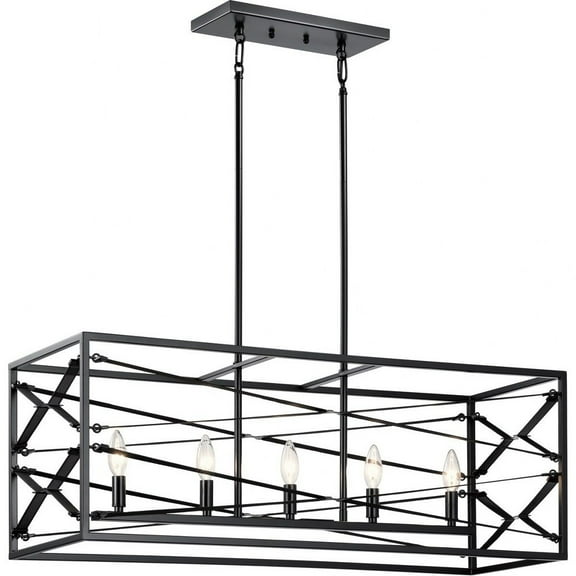 Kichler Lighting - Five Light Linear Chandelier - Chandelier Linear (Single) -