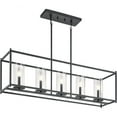 thumbnail image 1 of 43995BK Kichler Lighting Crosby - 5 Light Linear Chandelier - with Contemporary Inspirations - 25.75 Inches Tall by 41.2 Inches Long-Black Finish, 1 of 6