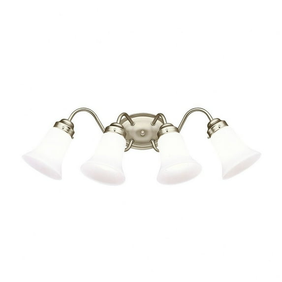 Kichler Lighting - Wall Mt Bath 4 Arm - 4 light Bath Fixture - with Transitional