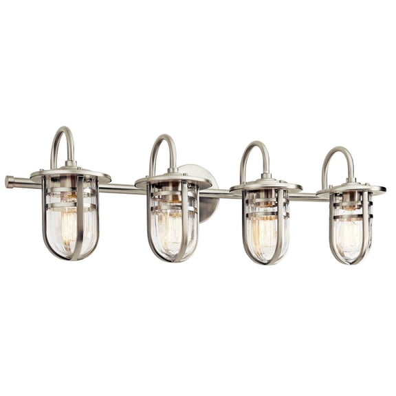 Kichler Lighting - Four Light Bath - Caparros - 4 Light Transitional Bath Vanity