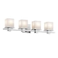 thumbnail image 1 of 45152CH Kichler Lighting Tully - 4 Light Transitional Bath Vanity Approved for Damp Locations - with Soft Contemporary inspirations - 6.5 inches tall, 1 of 5