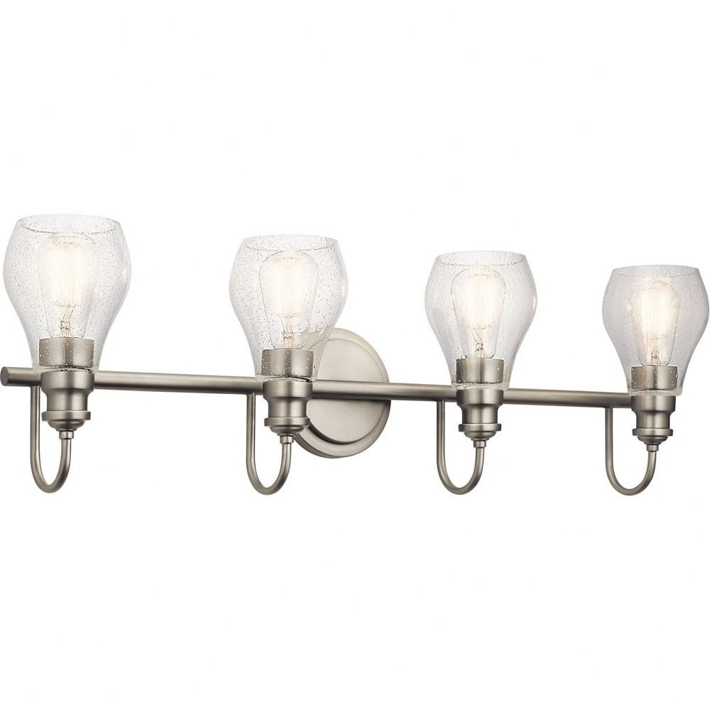 Kichler Greenbrier 5.5-in 1-Light Brushed Nickel Transitional Vanity Light