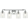 thumbnail image 1 of 45667CH Kichler Lighting Gunnison - 4 Light Bath Vanity Approved For Damp Locations - With Vintage Industrial Inspirations - 9.75 Inches Tall By 33.75, 1 of 6