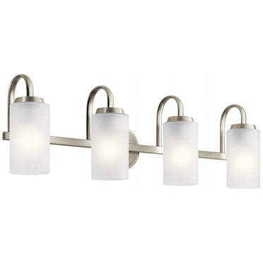 4 Light Bath Vanity With Traditional Inspirations 9.75 Inches Tall By 32 Inches Wide-Brushed Nickel Finish Kichler Lighting 55088Ni