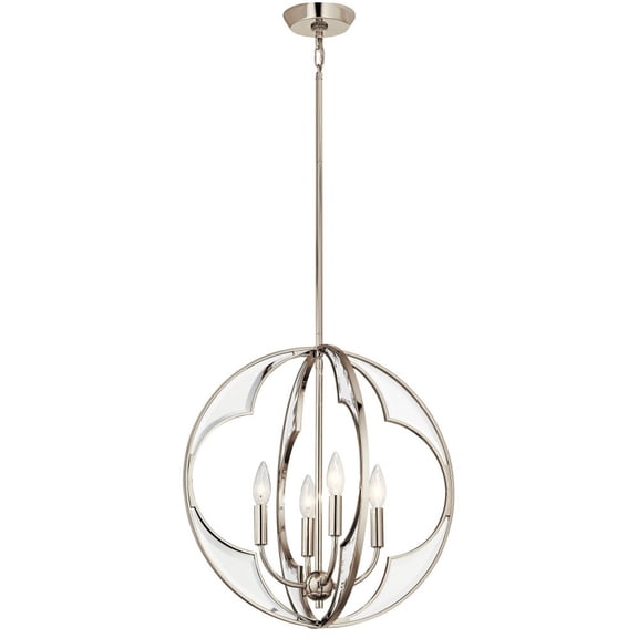 Open Box Kichler Lighting - Four Light Chandelier - Chandelier 1 Tier Small - Montavello
