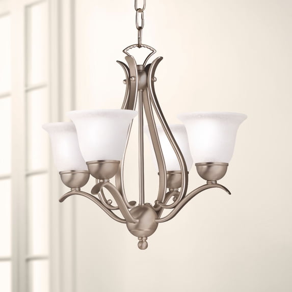 2019NI Kichler Lighting Dover - 4 Light Chandelier - With Transitional Inspirations - 16 Inches Tall By 18 Inches Wide -Traditional Installation