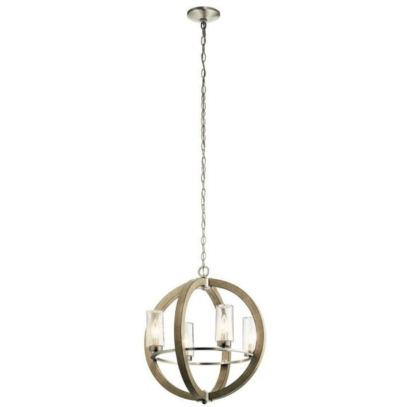 Kichler Lighting - Four Light Outdoor Chandelier - Outdoor Chandelier - Rustic