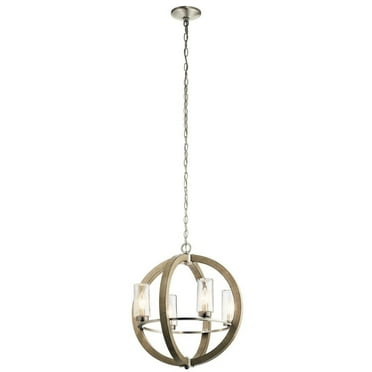 Kichler Lighting - Four Light Outdoor Chandelier - Outdoor Chandelier - Rustic