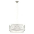 thumbnail image 1 of 52072SN Kichler Lighting Birkleigh - Pendant 4 Light - with Transitional inspirations - 11.5 inches tall by 24 inches wide-Satin Nickel Finish, 1 of 10