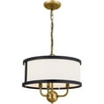 thumbnail image 1 of 3 Light Convertible Chandelier In Homestead Style-13.25 Inches Tall And 15.5 Inches Wide-Natural Brass Finish    -Traditional Installation Kichler, 1 of 5