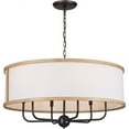 thumbnail image 1 of 52466AVI Kichler Lighting Heddle - 6 Light Medium Chandelier In Homestead Style-17 Inches Tall and 30.5 Inches Wide-Anvil Iron Finish    -Traditional, 1 of 11