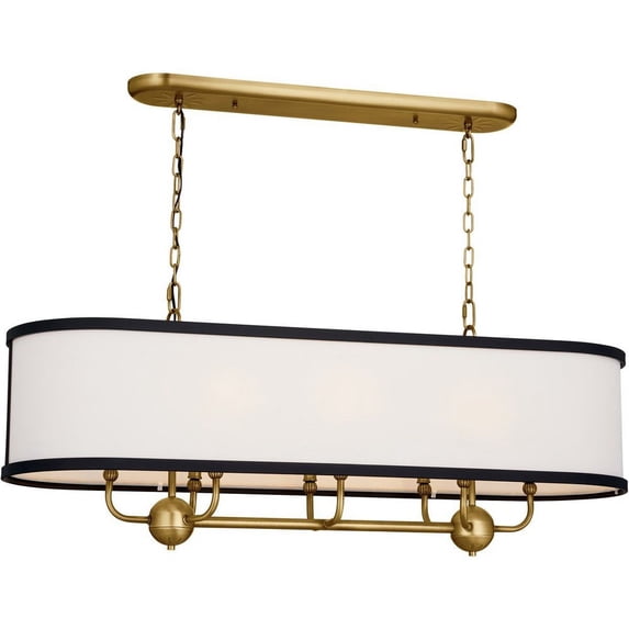 Kichler Lighting - Heddle - 8 Light Double Linear Chandelier In Homestead