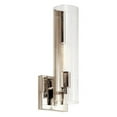 Kichler 45656NILED Trinsic LED Wall Sconce | 1-Light Brushed Nickel, Satin Etched White Glass
