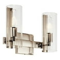 thumbnail image 1 of 55167PN Kichler Lighting Jemsa - 2 Light Bath Vanity In Modern Style-9.75 Inches Tall and 13.75 Inches Wide-Polished Nickel Finish, 1 of 7