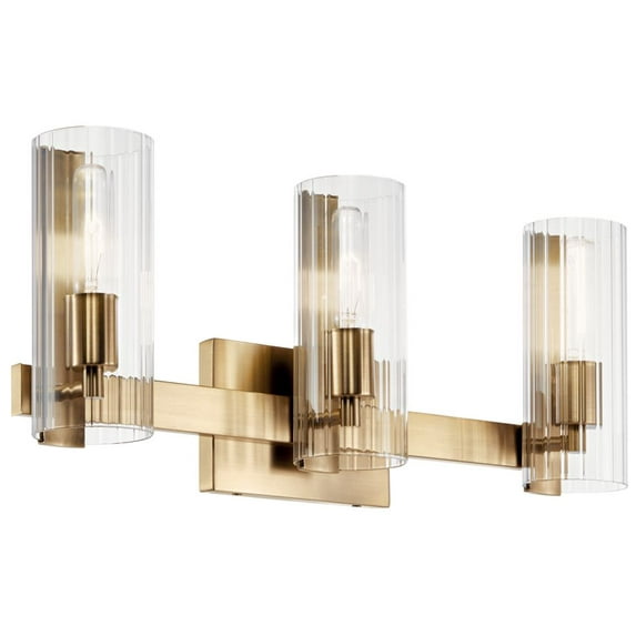 55168CPZ Kichler Lighting Jemsa - 3 Light Bath Vanity In Modern Style-9.75 Inches Tall and 22.75 Inches Wide-Champagne Bronze Finish