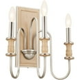 thumbnail image 1 of 52473NI Kichler Lighting Karthe - 3 Light Wall Sconce In Homestead Style-14.5 Inches Tall and 9.5 Inches Wide-Brushed Nickel Finish, 1 of 5