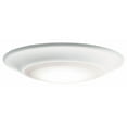 thumbnail image 1 of 43878WHLED30 Kichler Lighting Gen I - 11W LED Downlight - with Utilitarian inspirations - 1.25 inches tall by 6 inches wide-White Finish-3000 Color, 1 of 1