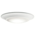 thumbnail image 1 of 43878WHLED27 Kichler Lighting Gen I - 11W LED Downlight - with Utilitarian inspirations - 1.25 inches tall by 6 inches wide-White Finish-2700 Color, 1 of 2